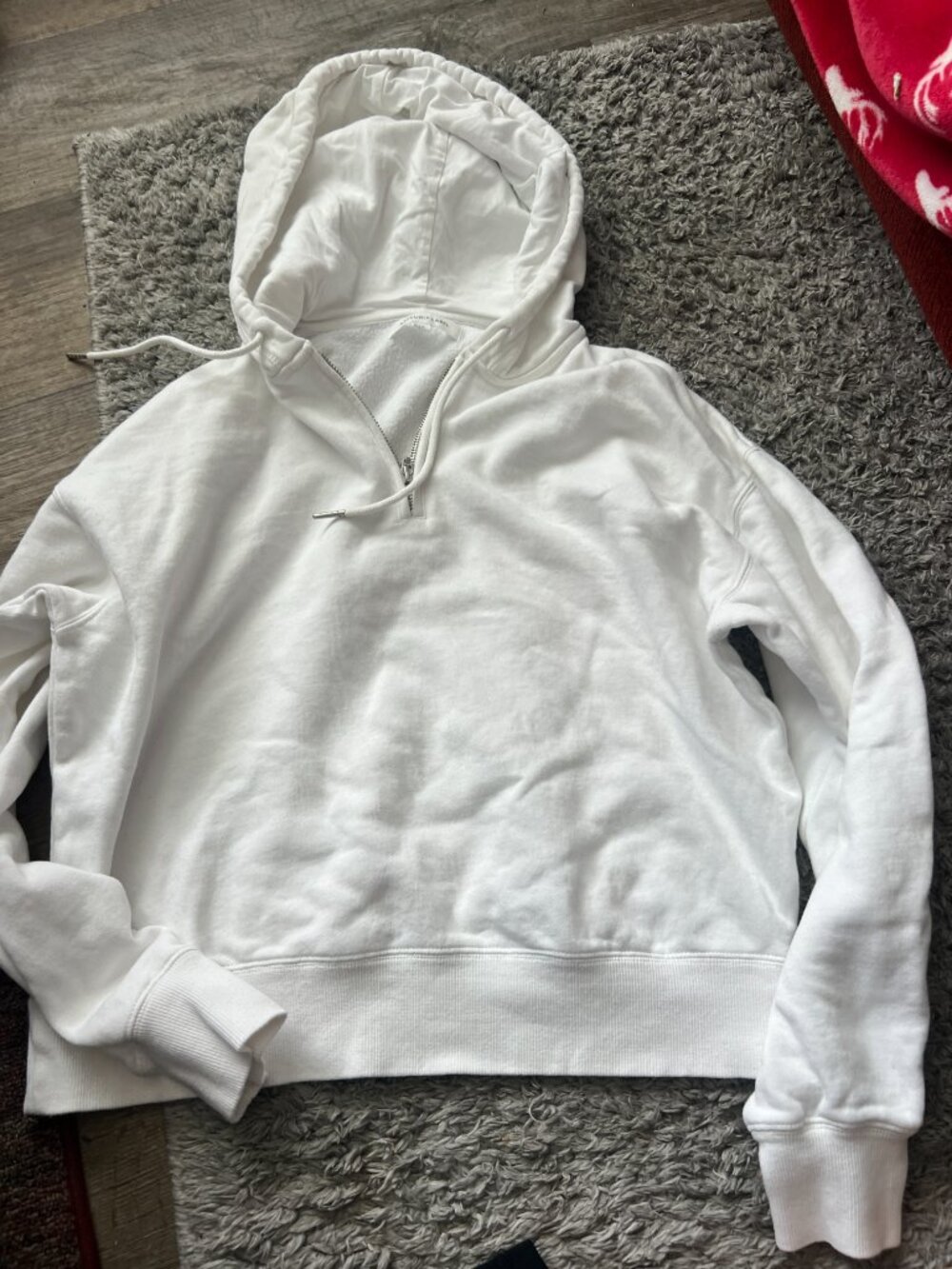 Assembly Label white hooded sweatshirt size XS - Picture 2 of 9